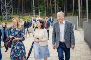 Mežaparka Lielās estrādes būvniecības B posma pirmajā kārtā ir izbūvēta arhitektu iecerētā “Sidraba birzs” dziesmu kalnā-6