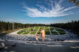 16.08.2020. Rīdzinieki un pilsētas viesi Lielā piknika laikā novērtē jauno Mežaparka estrādi