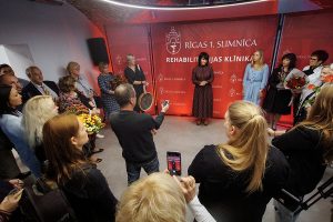 Apmeklētajiem atvērta atjaunotā Rīgas 1.slimnīcas Rehabilitācijas klīnikas ēka - atklāšana -22