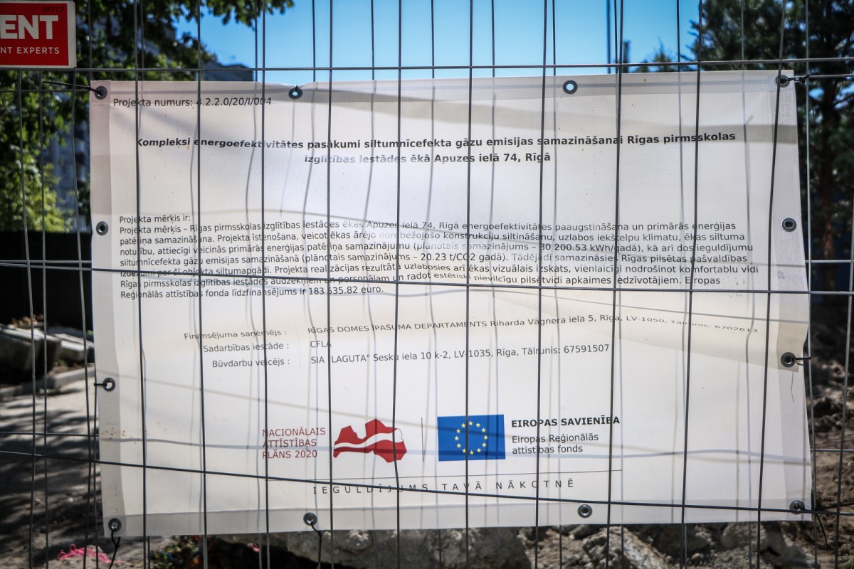 Jaundibinātajai Rīgas pirmsskolas izglītības iestādei “Ligzdiņa” ēkai uzlabos energoefektivitāti -1