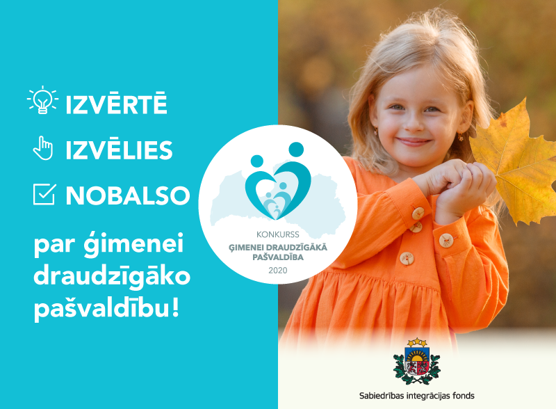 Balso par Rīgu konkursā “Ģimenei draudzīgākā pašvaldība”