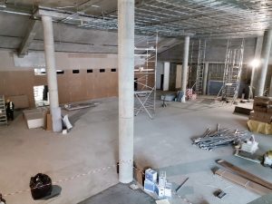 Turpinās Mežaparka Lielās estrādes noslēdzošie būvniecības darbi