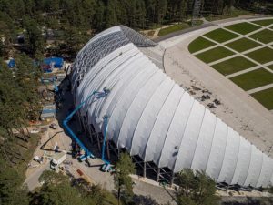 Mezaparka membranas jumts