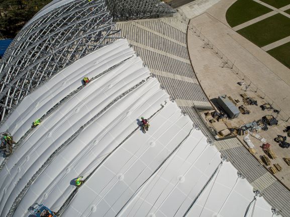 Mezaparka membranas jumts