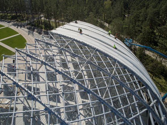 Mezaparka membranas jumts