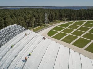 Mezaparka membranas jumts