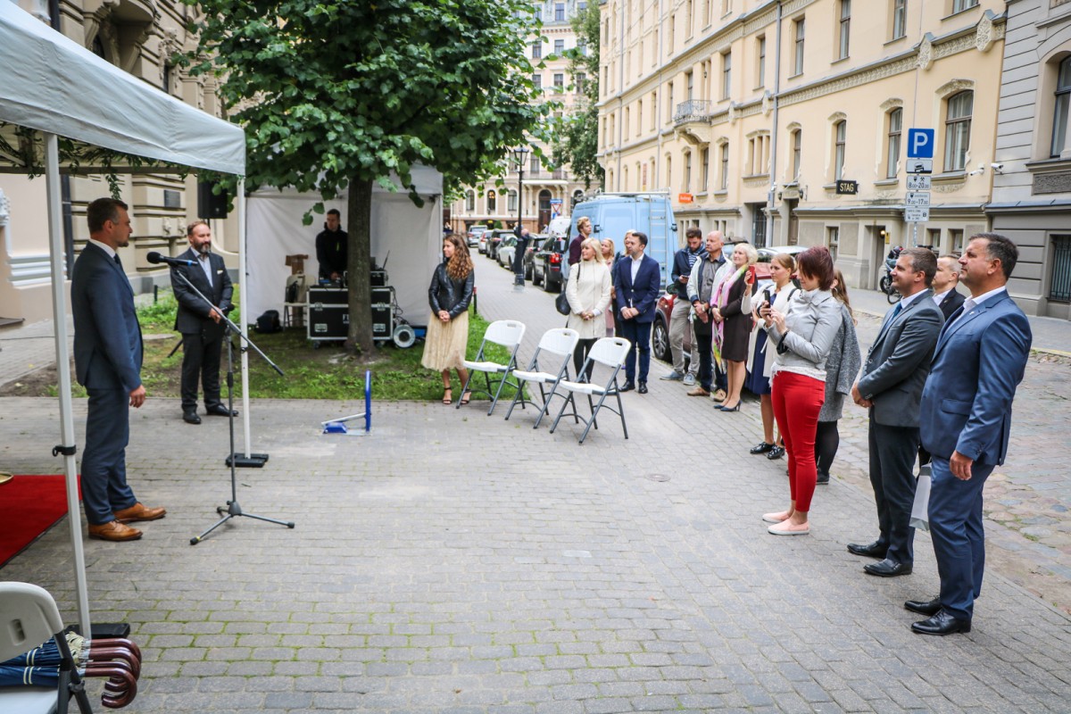 Atjaunota viena no jūgendstila pērlēm - nams Alberta ielā 2