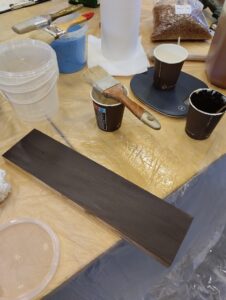 Noritējusi meistarklase par tradicionālajām krāsām