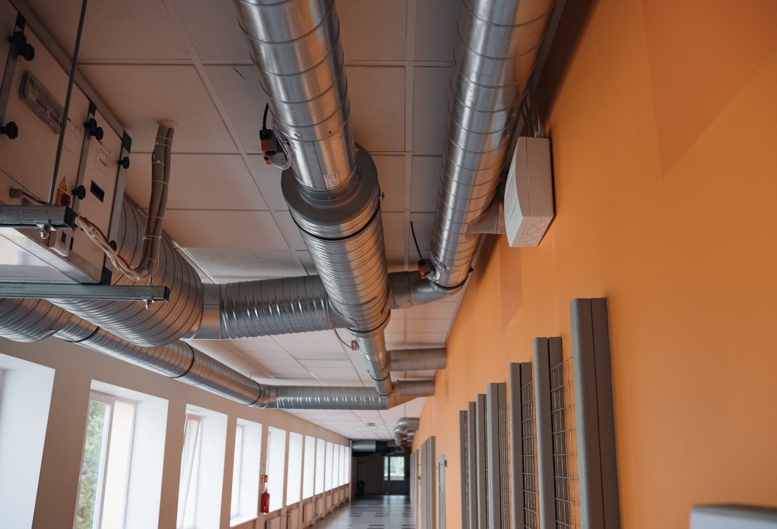 Ventilācijas sistēmu izbūve Rīgas 64. vidusskolā
