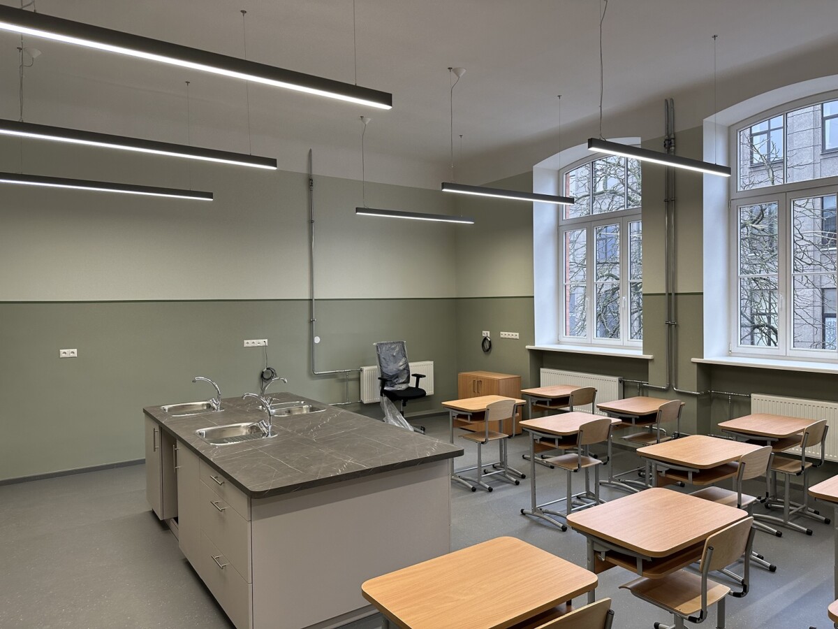 Rīgas Natālijas Draudziņas vidusskolā pabeigti renovācijas darbi