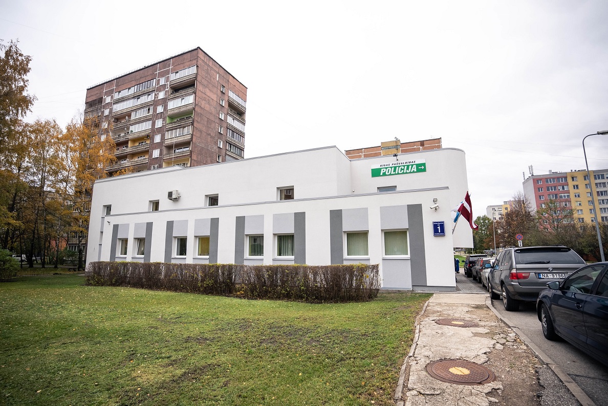 Atjaunota Rīgas pašvaldības policijas Vidzemes pārvaldes ēka
