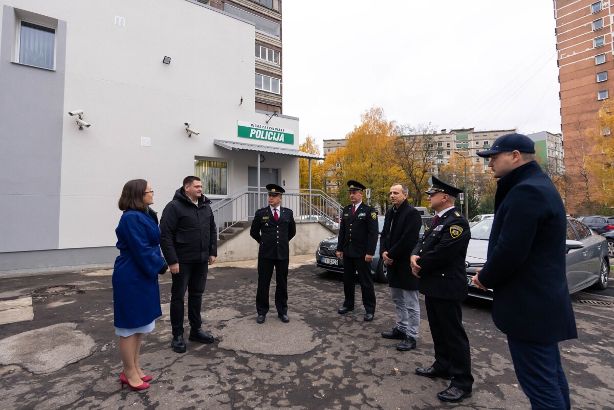 Atjaunota Rīgas pašvaldības policijas Vidzemes pārvaldes ēka