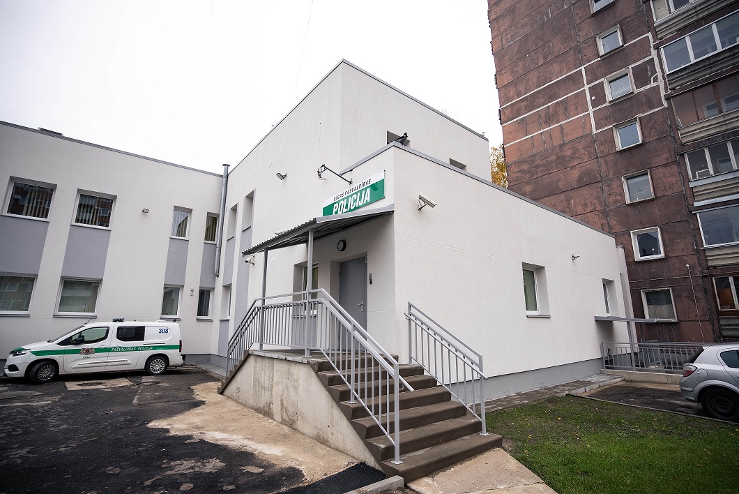 Atjaunota Rīgas pašvaldības policijas Vidzemes pārvaldes ēka