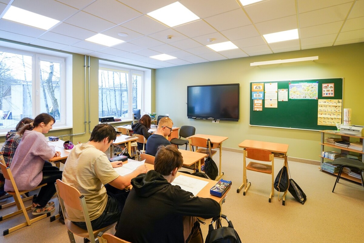 Veikti pārbūves un atjaunošanas darbi Rīgas 71. vidusskolā