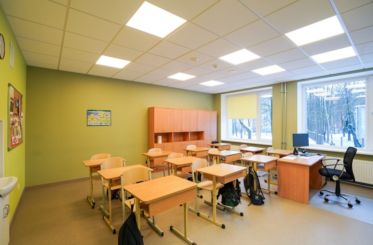 Veikti pārbūves un atjaunošanas darbi Rīgas 71. vidusskolā