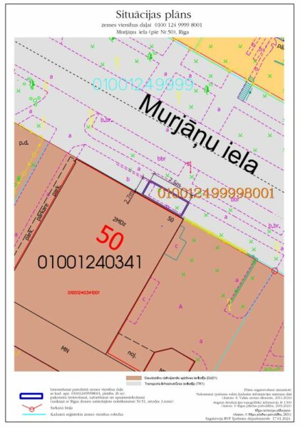 Neapbūvēta zemesgabala bez adreses, Murjāņu ielas rajonā, Rīgā (kadastra apzīmējums 0100 124 9999 8001) ATKĀRTOTA nomas tiesību izsole