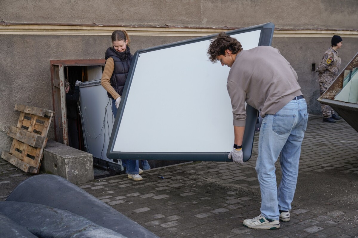 Lielās talkas laikā sakārto vairākus pašvaldību ēku pagrabus
