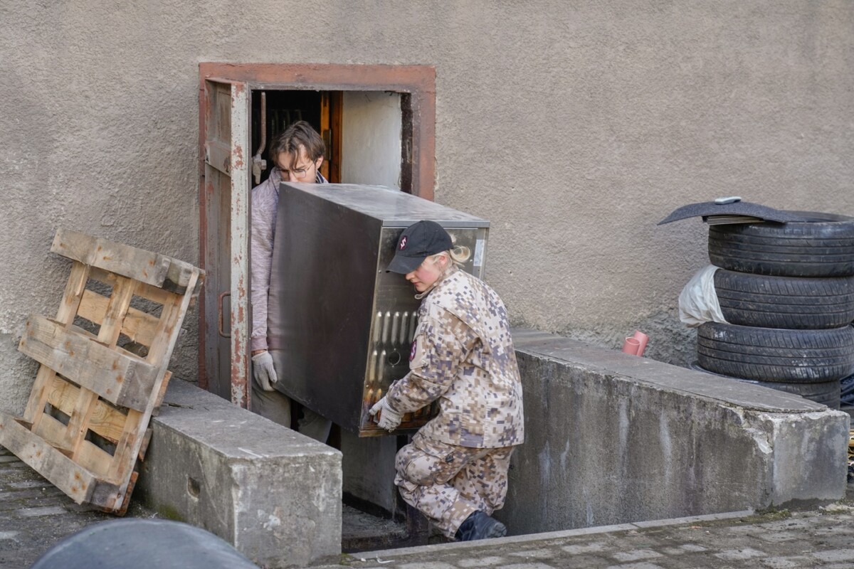 Lielās talkas laikā sakārto vairākus pašvaldību ēku pagrabus
