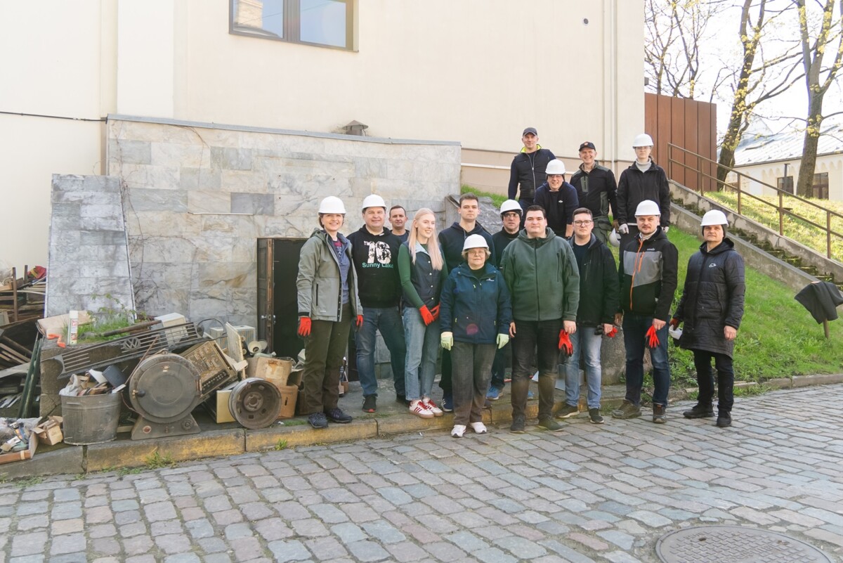 Lielās talkas laikā sakārto vairākus pašvaldību ēku pagrabus