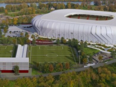 Rīgas dome atbalsta zemesgabala nodošanu LFF nacionālā futbola stadiona būvniecības ieceres izstrādei Lucavsalā