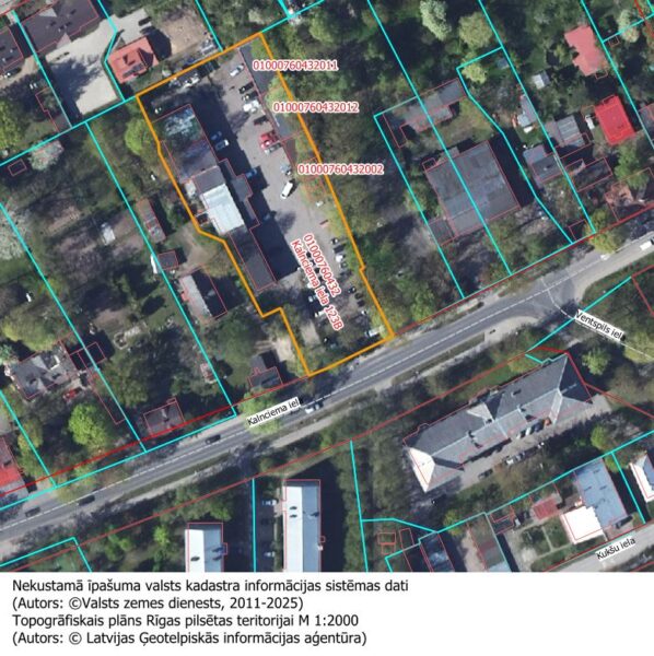 Par brīvu cenu tiek pārdots nekustamais īpašums Kalnciema ielā 123B, Rīgā (kadastra Nr. 0100 076 0432)