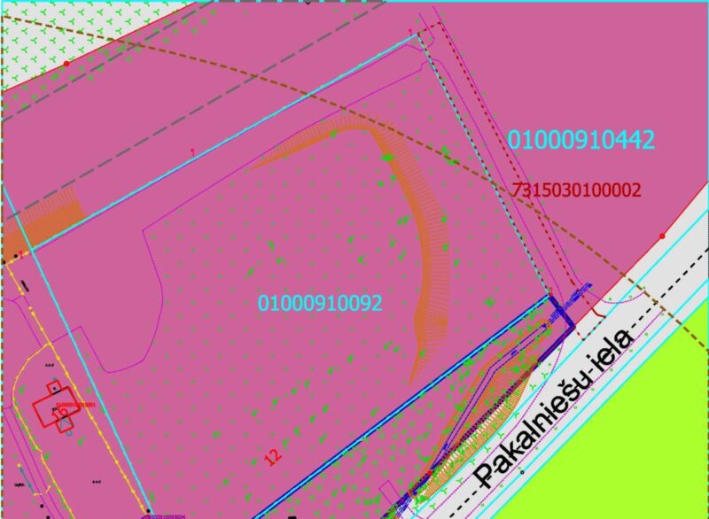 Neapbūvēta zemesgabala Pakalniešu ielā, Rīgā, kadastra apzīmējums 0100 091 0442, daļas “A” pirmā nomas tiesību elektroniskā izsole