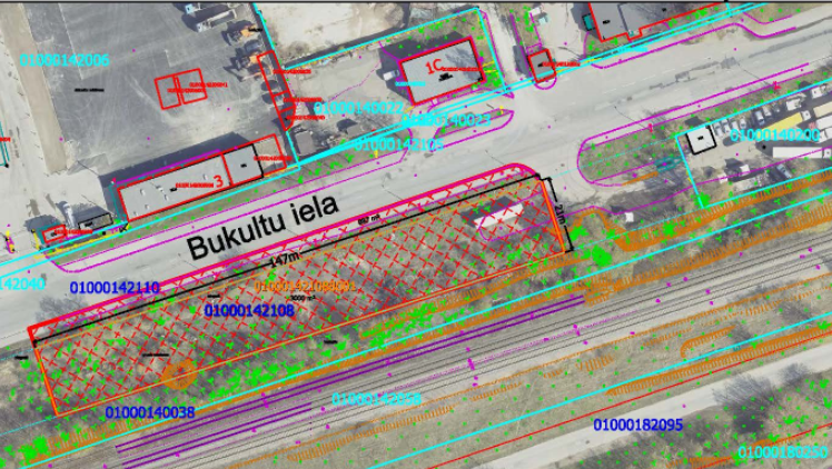 Neapbūvēta zemesgabala bez adreses, Bukultu ielā, Rīgā, kadastra apzīmējums 0100 014 2108 8001, pirmā nomas tiesību elektroniskā izsole