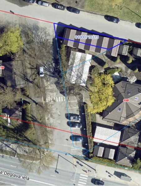 Zemes starpgabals Augusta Deglava ielā, Rīgā (kadastra Nr. 0100 071 0316; kadastra apzīmējums  0100 071 0315)