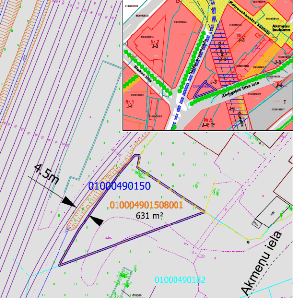 Neapbūvēta zemesgabala Akmeņu ielā, Rīgā (kadastra apzīmējums 0100 049 0150 8001) ATKĀRTOTĀ nomas tiesību elektroniskā izsole