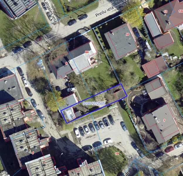 Zemes starpgabals Preiļu ielā, Rīgā (kadastra apzīmējums 0100 121 2505)
