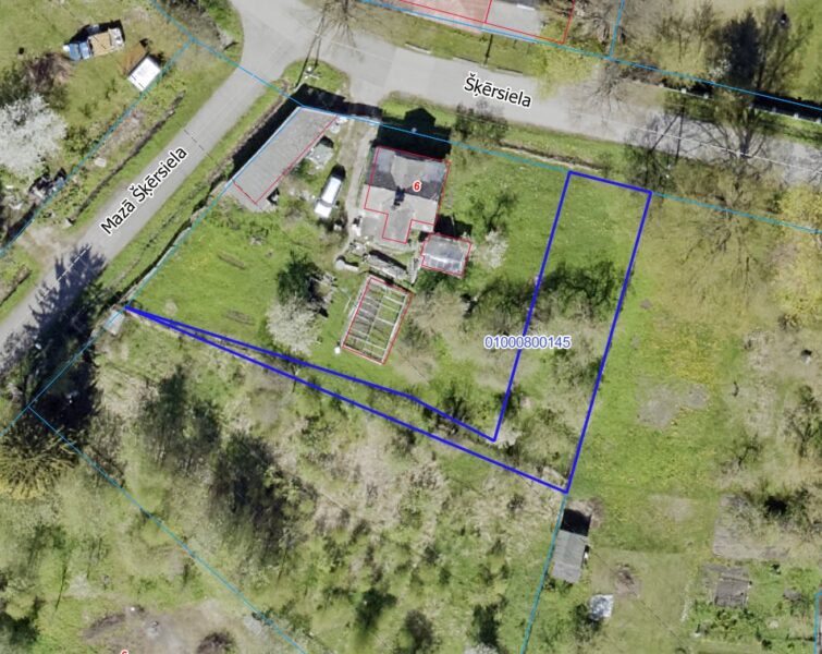 Zemes starpgabals Šķērsielā, Rīgā (kadastra Nr. 0100 080 0601; kadastra apzīmējums 0100 080 0145)