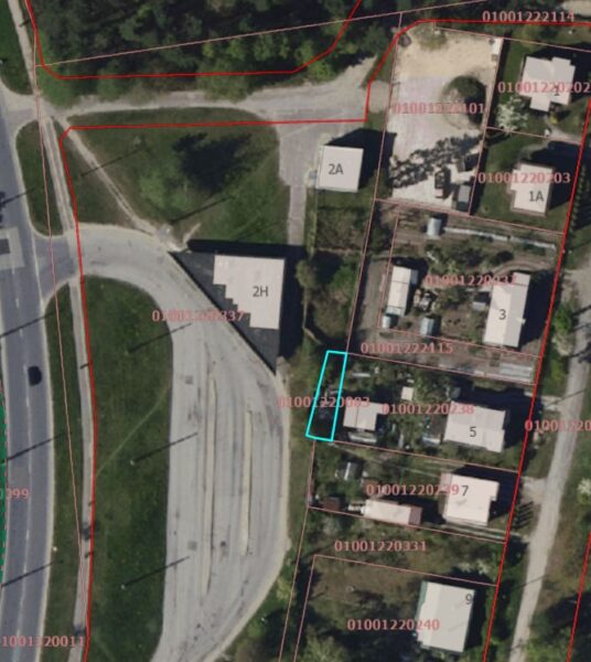 Zemes starpgabals Sedas ielā, Rīgā (kadastra nr. 0100 122 0312; kadastra apzīmējums 0100 122 0083)