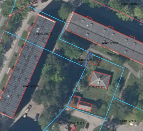 Zemes starpgabals Zentenes ielā, Rīgā (kadastra Nr. 0100 117 0341; kadastra apzīmējums 0100 117 0340)