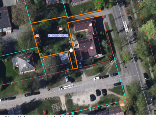 Rīga, Silciema 88, ortofoto