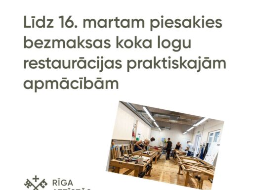 Līdz 16.martam piesakies bezmaksas koka logu restaurācijas praktiskajām apmācībām