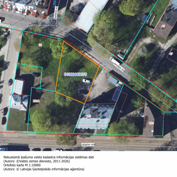 Zemes vienība Jersikas ielā 30, Rīgā (Latgales apkaimē)