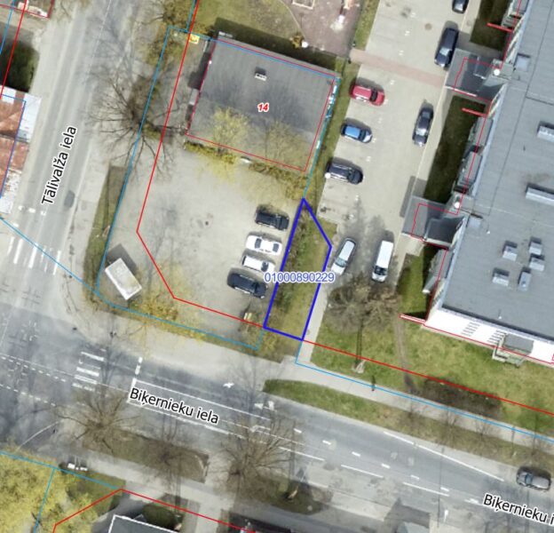 Zemes starpgabals Biķernieku ielā, Rīgā (kadastra Nr. 0100 089 0641; kadastra apzīmējums  0100 089 0229)