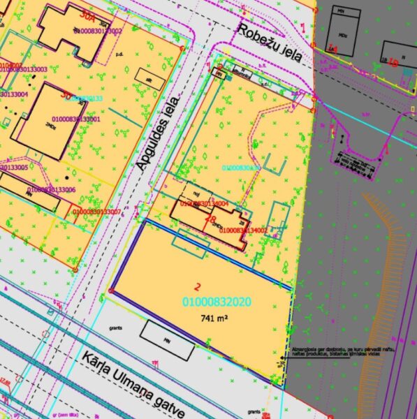 Neapbūvēta zemesgabala Apguldes ielā 2, Rīgā, kadastra apzīmējums 0100 083 2020, pirmā nomas tiesību elektroniskā izsole