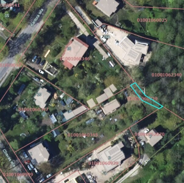 Zemes starpgabals Kantora ielā, Rīgā (kadastra Nr. 0100 106 1181; kadastra apzīmējums  0100 106 0729)