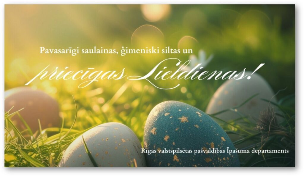 Priecīgas Lieldienas!